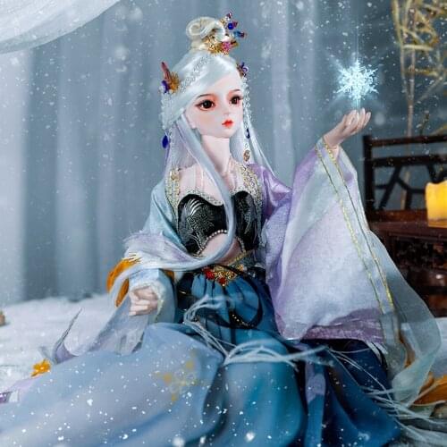 DBS doll Dream Fairy 1/3 BJD Season Series mechanical joint Body With makeup Including hair eyes clothes 62cm height girls