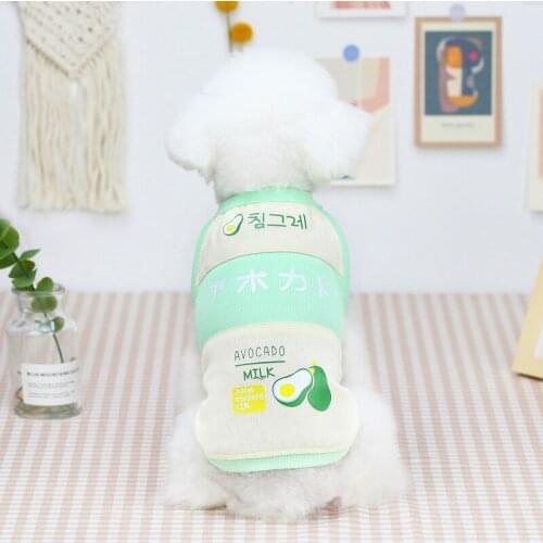 Summer Dog Clothes Shirt Clothing for Cats Kitten Small Dogs Vest Cute Pomeranian Chihuahua French Bulldog Clothes Pet Clothing