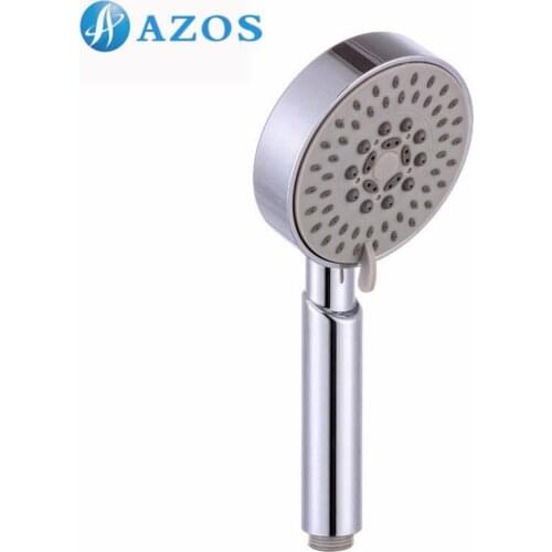 Bathroom Five Settings Hand Held Shower Head Toilet Furnitures ABS Plastic Chrome Plated Polish Silver HHS019
