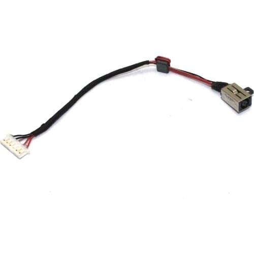 WZSM Brand New DC Power Jack with cable for Dell Inspiron 17 5000 5758 5759 5755 Series laptop cable 037KW6 DC30100TT00