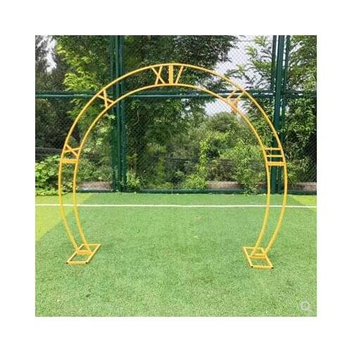 New wedding props ring double arch arch frame single arch curved wedding flower door custom