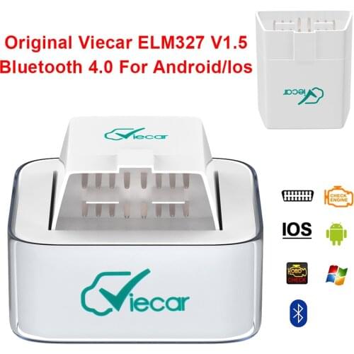 Bluetooth 4.0 OBDII Scanner Code Readers Car Diagnostic Tool Viecar ELM 327 V1.5 OBD2 For Android/IOS