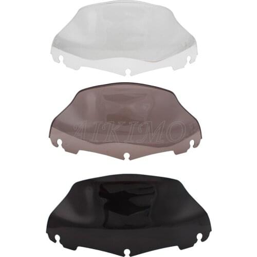 Motorcycle 9" ABS Windshield Fairing Windscreen For Harley Electra Street Glide Touring FLHT FLHTC FLHX 2014-Up 2017 2019 2020