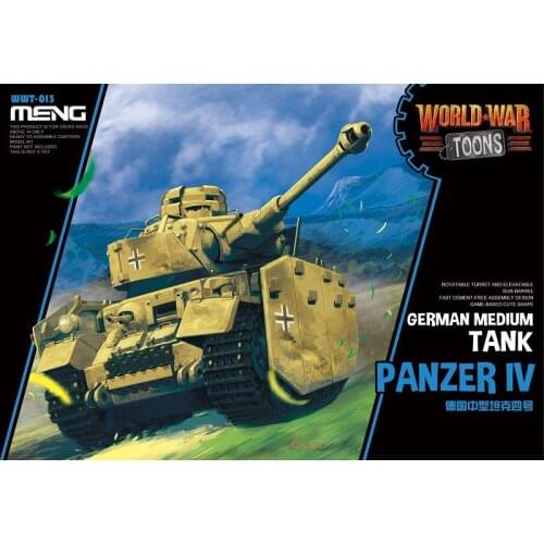 Meng WWT-013 German Medium Tank Panzer IV Q Edition Plastic Assembly Model 2018