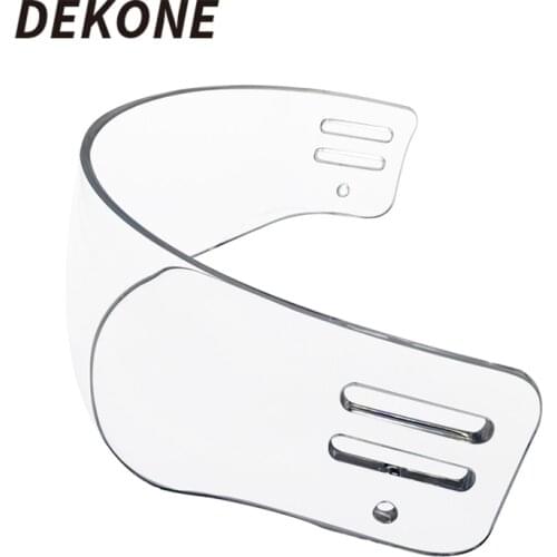 Clear Hockey Helmet Visor Anti-Fog Anti-Scratch Extraordinary Optical Clarity For Warrior Hockey Helmet Hockey Eye Protection