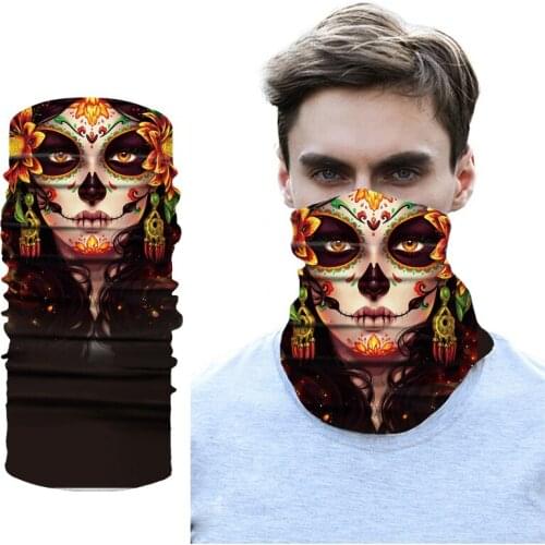 3D Mascarillas Bandana Movie Character Face Shield Headband Neck Gaiter Headwear Tube Scarf Superhero Ski Balaclava Mask Women