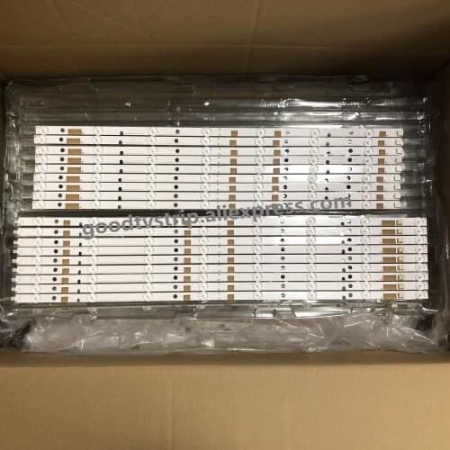 100% New 18pieces LED Backlight strip 7lamp+8lamp SVT550AA0_REV04 L/R-TYPE_130710 Tos h iba 55L7453D 55'' TV LCD