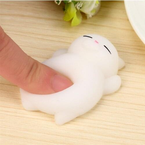 Squeeze Healing Fun Kids Kawaii Toy Stress Reliever Decor TPR animal Noverty Toys Anti Stress Cute Cat