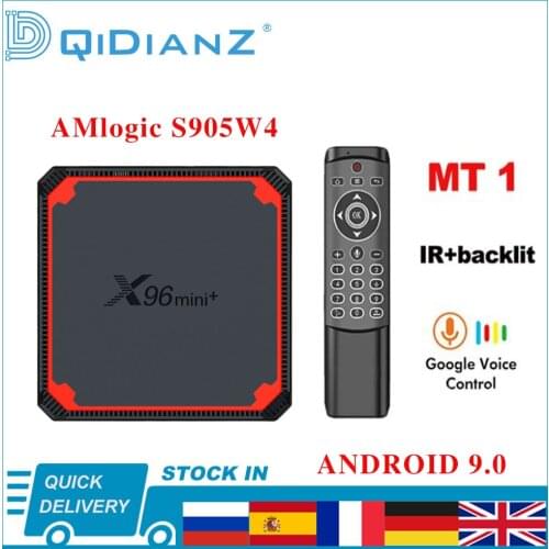 New X96 MINI PLUS Amlogic S905W4 Smart TV BOX Android 9.0 4K 2gb 16gb Dual WIFI Quad Core X96mini + multimedia player