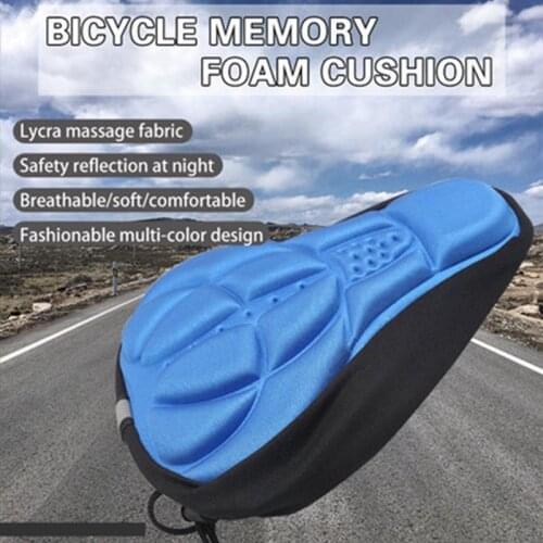 Mountain Bike 3D Buffer Cover Bicycle Thickened Silicone Sponge Equipment Riding Accessories Breathable Super Soft Road Products