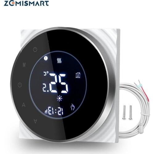 Zemismart Electric Floor Heater Thermostat Wifi APP Controlled Alexa Google Home Voice Control