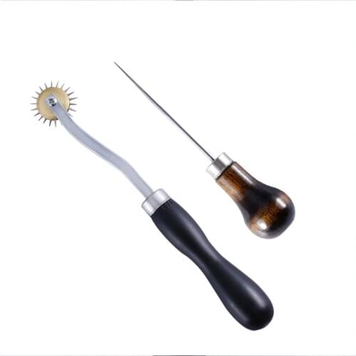 2Pcs Leather Craft Tool Gear 4mm For Leathercraft Stitching Sewing Accessories