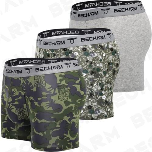 BeCharm Men's Cotton Briefs