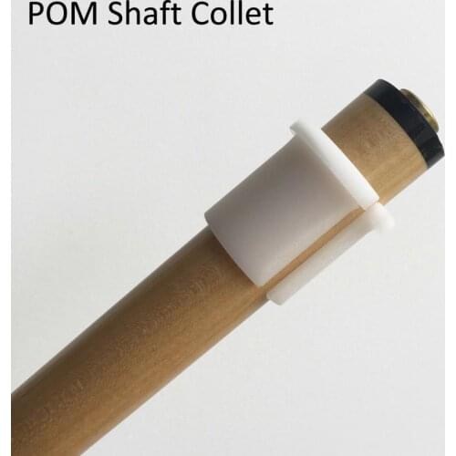 Pool Cue White POM Shaft Collet Sleeve - Cue Building Tool Lathe Accessory