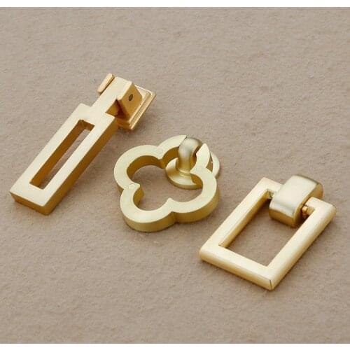 Big Home Goods High Grade Gold Door Handle Chinese Style Zinc Alloy Bedroom Cabinet Decorative Furniture Hardware Door Knobs