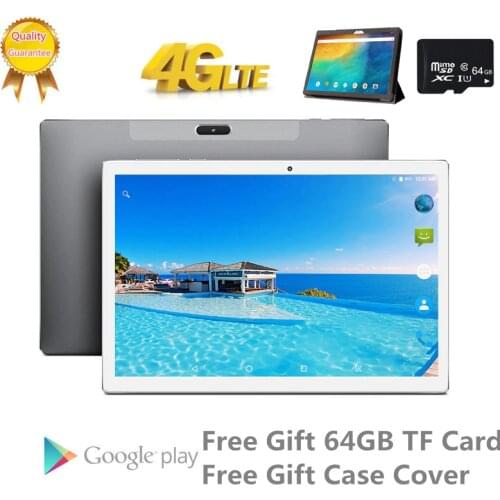 Gift Case And 64G TF Card Tablets Andriod 8.0 1920*1200 10 Core MTK6797 6GB RAM 128GB ROM Type-C GPS Wifi PUBG Game 10in android