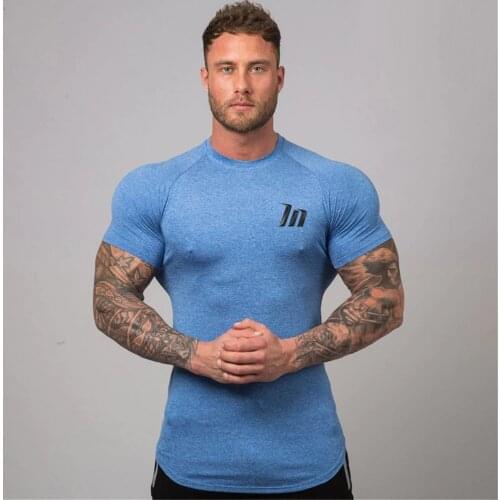 Brand Gym T Shirt Men Rashgard Sportswear Sport Shirt Running Tshirt Compression T-shirt Fitness Sports Jogging Workout Tshirts