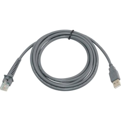 LBSC USB A male to RJ45 Cable 7ft 2M for Symbol Barcode Scanner LS4278 LS2208 2208AP