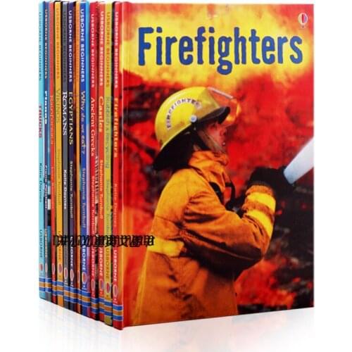 12 books 1 set English Usborne Beginners Science Fun science knowledge Encyclopedia 6-12 Years early education story book