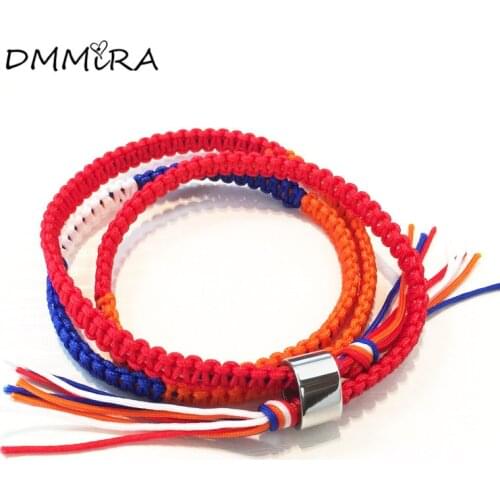 Hot Sale Fashion Anime Your Name Bracelets Japan Movie Model Braided Red Kabbalah Ropes Bracelets Pulseras Jewelry For Like