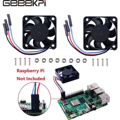 Raspberry Pi 5V Adjustable Speed Fan 7 Blades Quite Silent Heat Sink Mini Cooling PWM Fan for Raspberry Pi