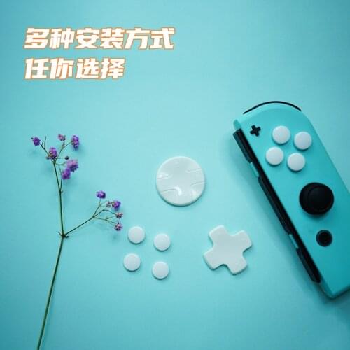 Switch Joy Con Pink Direction ABXY Key Sticker D-Pad Button Cap Set for Nintend Switch NS Joy-Con Controller Button Stickers