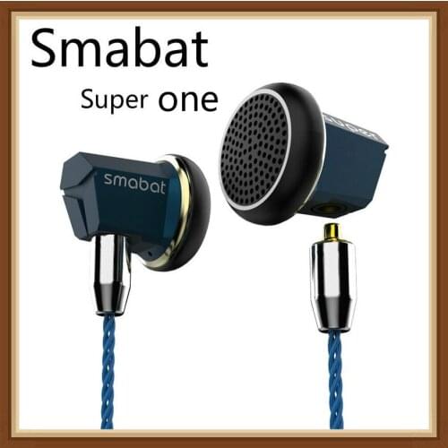 Smabat Super ONE Earphone Biocomposite Diaphragm 15.4mm Earbuds The Second Generation Labyrinth Space Acoustics Headphones