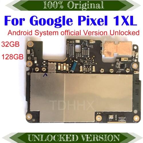Original Unlocked for LG Google Pixel 1 XL Motherboard Complete Logic Boards Motherboard for LG Google Pixel 1XL 32GB 128GB