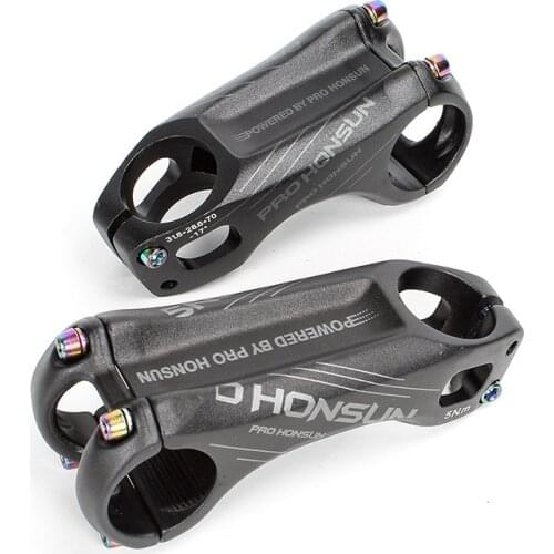 Mountain Bike Stem Aluminum Alloy Ultra-light Negative Angle Riser Negative 17 Degree Faucet Dead Fly Bicycle Stem