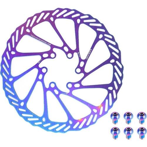 Bike Disc Brake Rotor With Bolts G3 180mm Stainless Steel MTB Road Bike Disc Brake Rotor For Cycling Bike Accessories