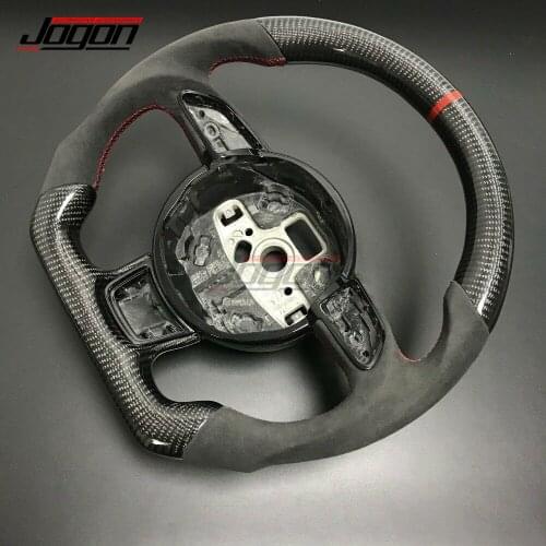 Replacement Real Carbon Fiber Steering Wheel For AUDI A3 A4 A5 A6 A7 S3 S4 S5 S6 S7 Car Accessories Customize Stylish Cover Trim