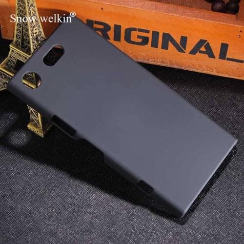 Snow Welkin Multi Colors Luxury Rubberized Matte Plastic Hard Case Cover For Sony Xperia XZ1 Compact 4.6 inch Back Phone Cases