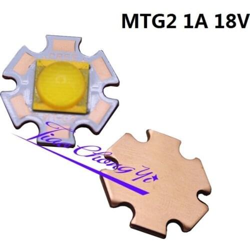 Cree XLamp 18W MTG2 MT-G2 18V 1A warm white 3000K LED Light Bead With 20mm star