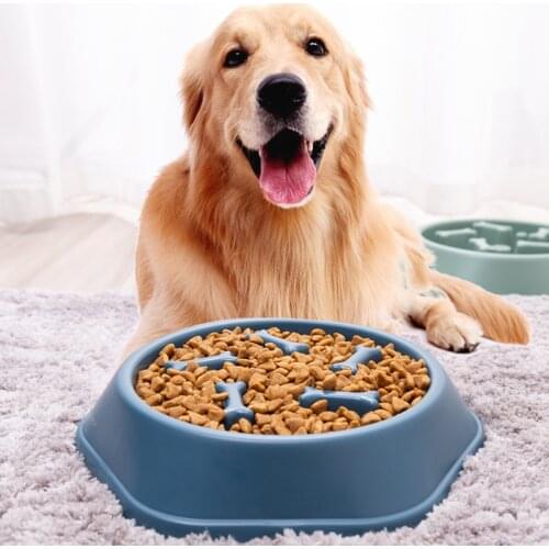 Animal Pet Products Dog Ration Bowl Slow Feeder Cats Doggie Dishes Pet Food Cat Bowl Anti Glouton for Medium Dogs Large Breeds