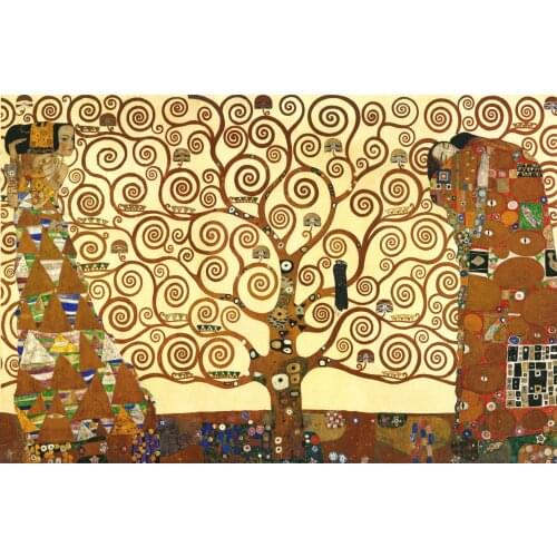 Wall art The Tree of Life by Gustav Klimt Oil paintings reproduction woman artwork on canvas beautiful picture for living room