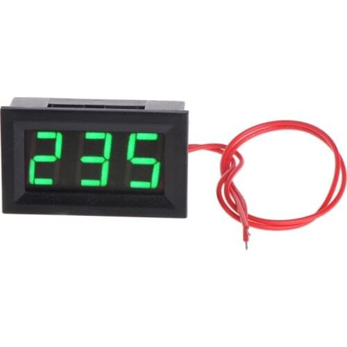 2 Wire 0.56" AC 30V-500V LED Digital Voltmeter Voltage Meter Monitor Tester For 110V 220V 380V Tester Tools