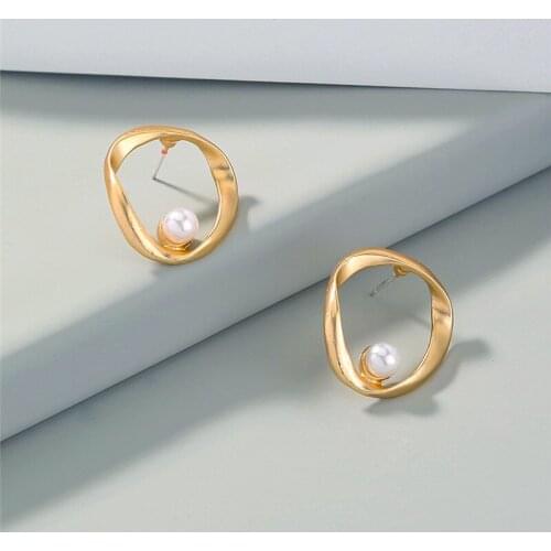 2021 Trend Fashion Woman Retro Earrings Temperament Minimalist Earrings for Women Geometry Charm Party Jewelry Creativity Gift