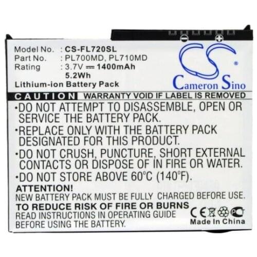 Cameron Sino 1400mAh battery for FUJITSU Loox 700 710 718 720 720bt PL700MB PL700MD PL710MB PL710MD PL720MD