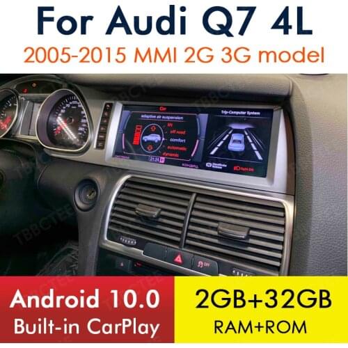 Android 10 CarPlay 2+32G For Audi Q7 2005~2015 MMI 2G 3G GPS Navigation Car Multimedia Player Radio Stereo WiFi
