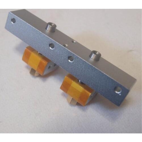 SWMAKER DIY Reprap Replicator 3D printer double hotend nozzle print head nozzle PTFE throat tube kit 0.4mm nozzle cool block