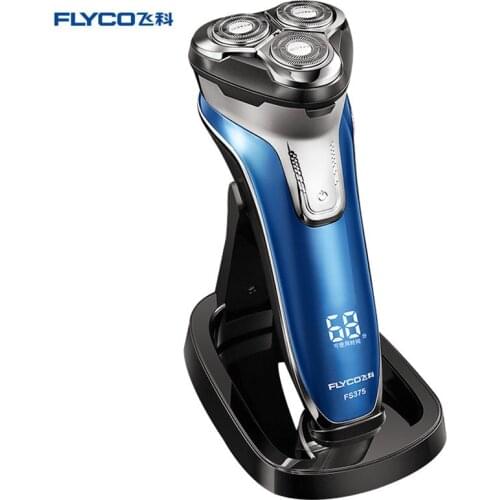 FLYCO Electric Shaver Multifunctional Shaver Intelligent Car USB Shaver Rechargeable IPX7 Waterproof mens trimmer Shaver FS375