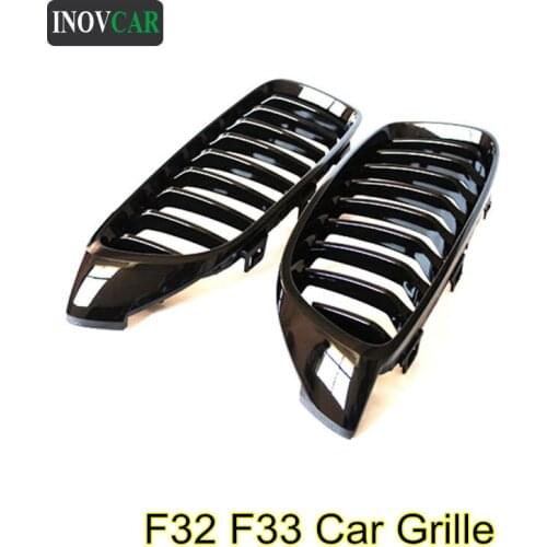 L & R Car ABS M Color Front Mesh Grille Grill For B-MW 4 Series F32 F33 F36 F80 F82 F83 2013-2016 Auto Racing Grille