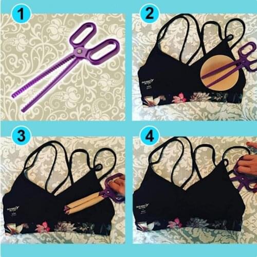 50% Hot Sales Bra Inserts Claw Convenient Easy to Use Plastic Pad Removal Replacement Clamp Tool for Home