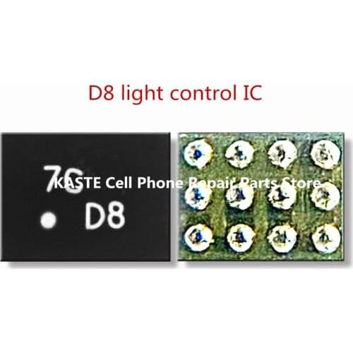 10pcs Lm3697 LM3697YFQR mark D8 12pin backlight light control IC for OPPO A57 R9SK R9plus vivo X5SL Y83 xiaom