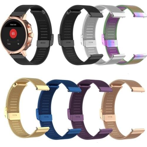 Milanese Watchband for Fossil Womens Sport/Womens Charter HR/Womens G Quick Release Band Mesh Stainless Steel Strap Wristband