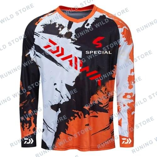 2020 DAIWA Men Fishing Clothing Ultrathin Sunscreen Anti-uv Breathable Coat Summer Long SleeveFishing Shirt Size XS-5XL Jacket