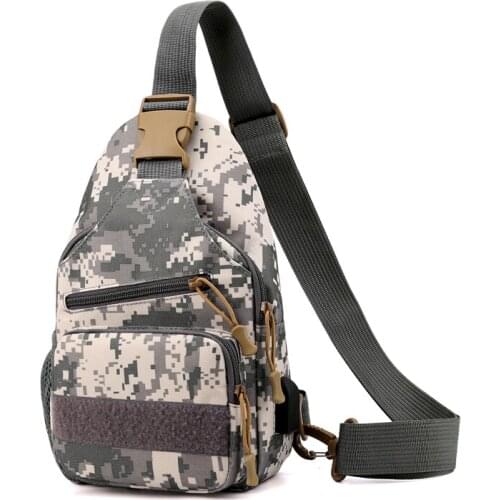Men Vintage Canvas Chest Bag Satchel Shoulder Sling Chest Pack Bag