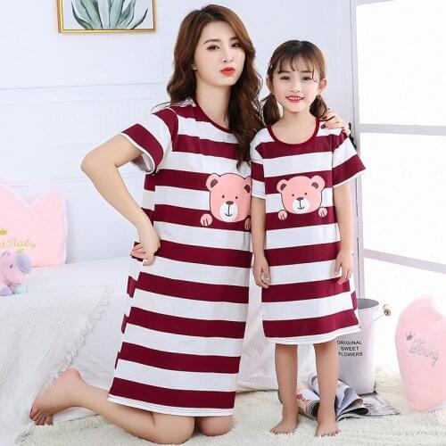 Girls Clothes Night Gown Cotton Pajamas Summer Unicorn Nightgown Baby Girls Clothes Sleepwear Cartoon Children Sleeping Dress