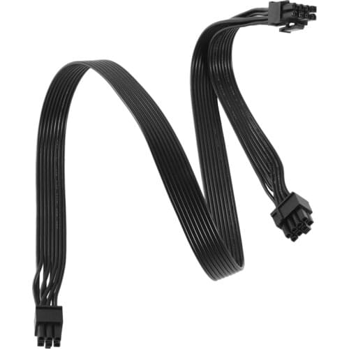 PCI-E 6 Pin to 2 Ports 6+2 Pin Power Supply Cable 6Pin to 8Pin for Cooler Master V Series V850 V700 V1000 Modular PSU