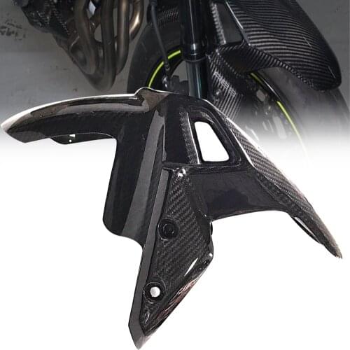 Z900 Carbon Fiber Motorcycle Front Fender mudguard Fairing For Kawasaki Z900 Z 900 2017 2018 2019 2020 Motorbike Accessories